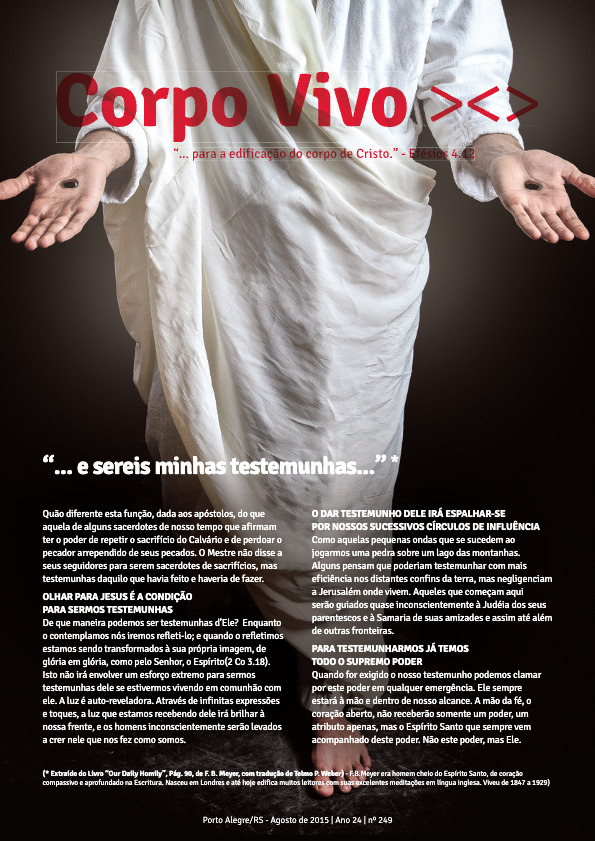 Agosto de 2015 | Ano 24 | n° 249