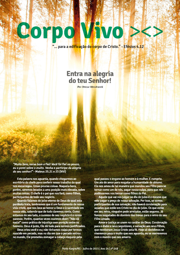 Julho de 2015 | Ano 24 | n° 248