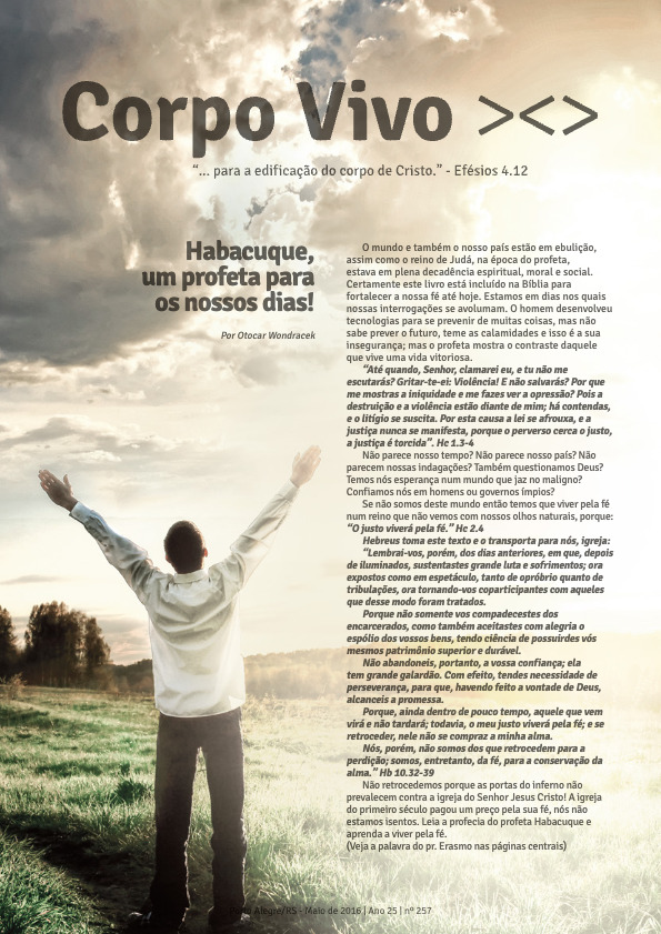 Maio de 2016 | Ano 25 | nº 257