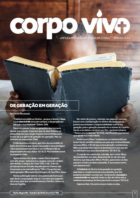 Outubro de 2018 | Ano 27 | nº 283